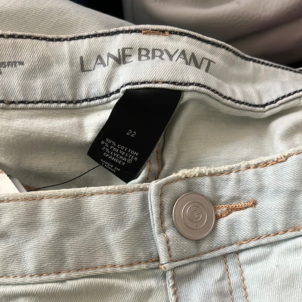 Lane Bryant grey washed skinny jeans size 22 - Picture 12 of 12